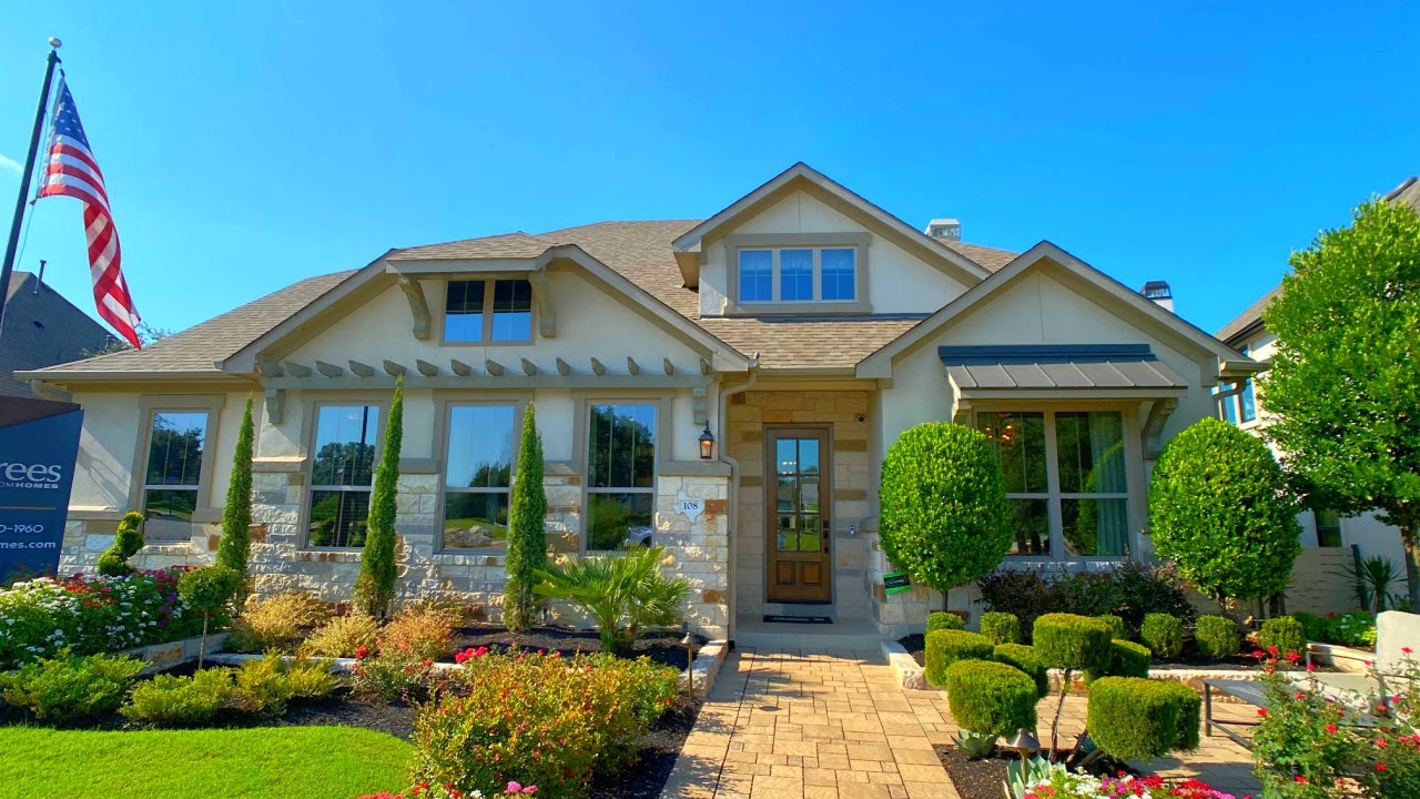 3200+ sq ft Parkhill II Plan by Drees Homes in Georgetown, TX | Wolf Ranch | Oaks at San Gabriel