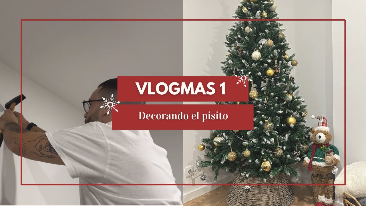 🎄*VLOGMAS 1*🎄| Montamos el árbol, decoración nueva, primeras compras del bebé... @Raquel BO