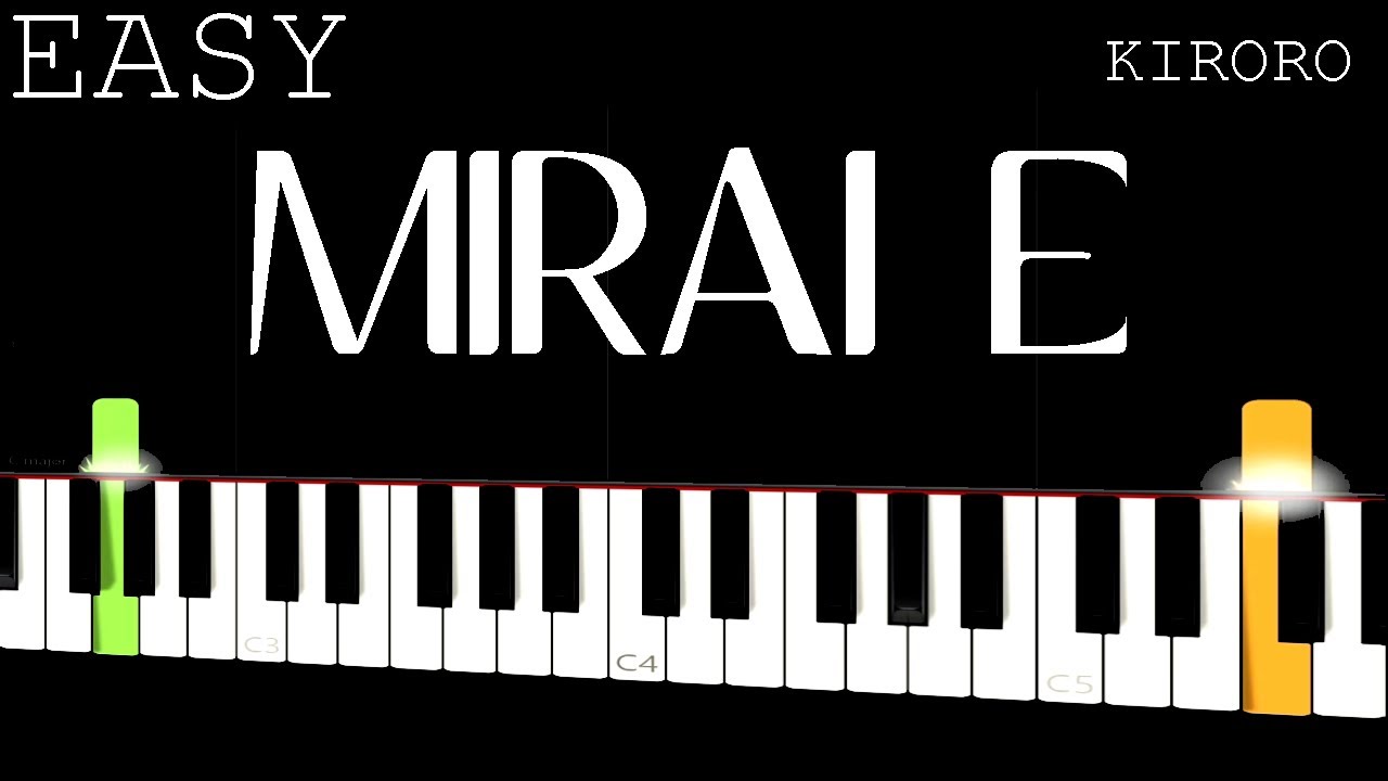 Mirai e - Kiroro | EASY Piano Tutorial