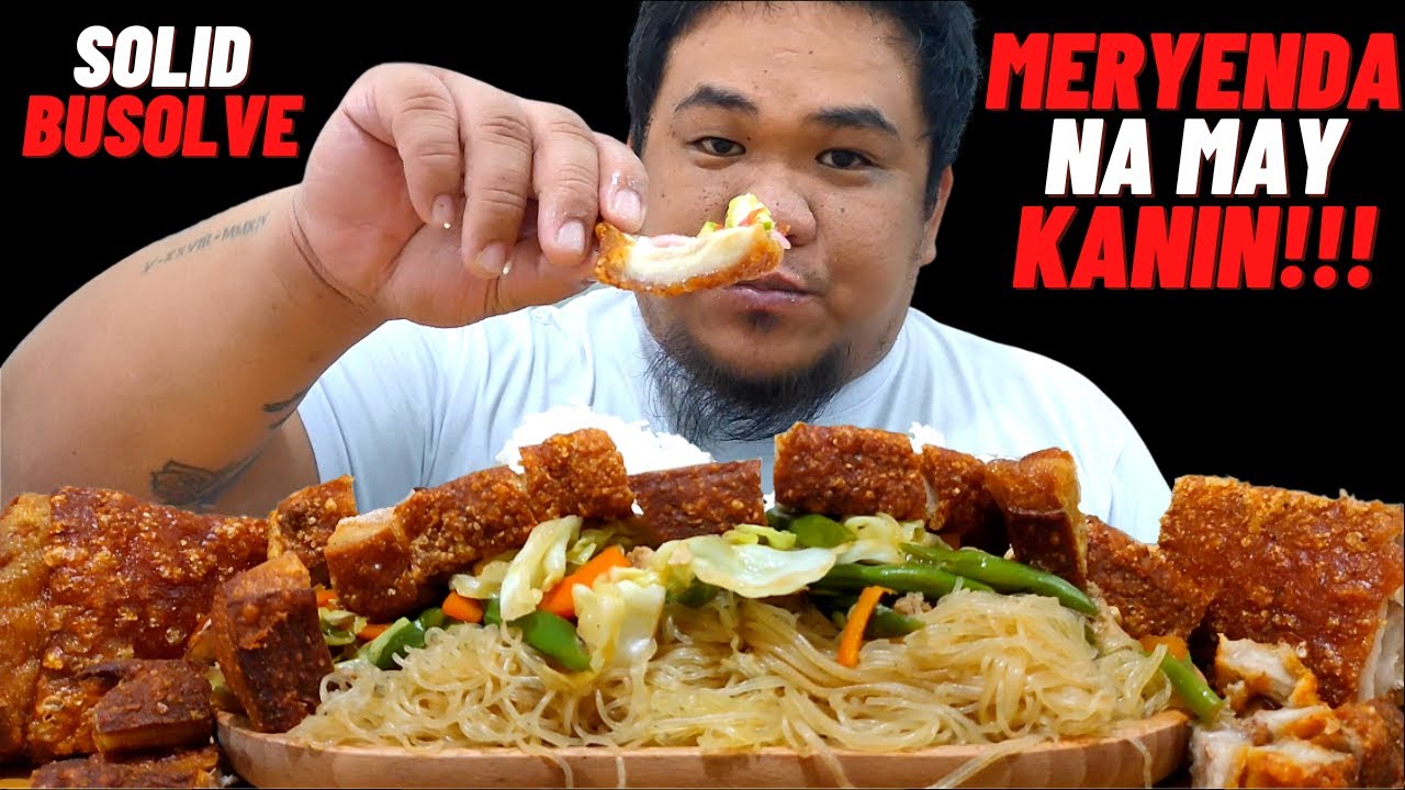 PANCIT BIHON MUKBANG ASMR | LECHON KAWALI | MUKBANG PHILIPPINES