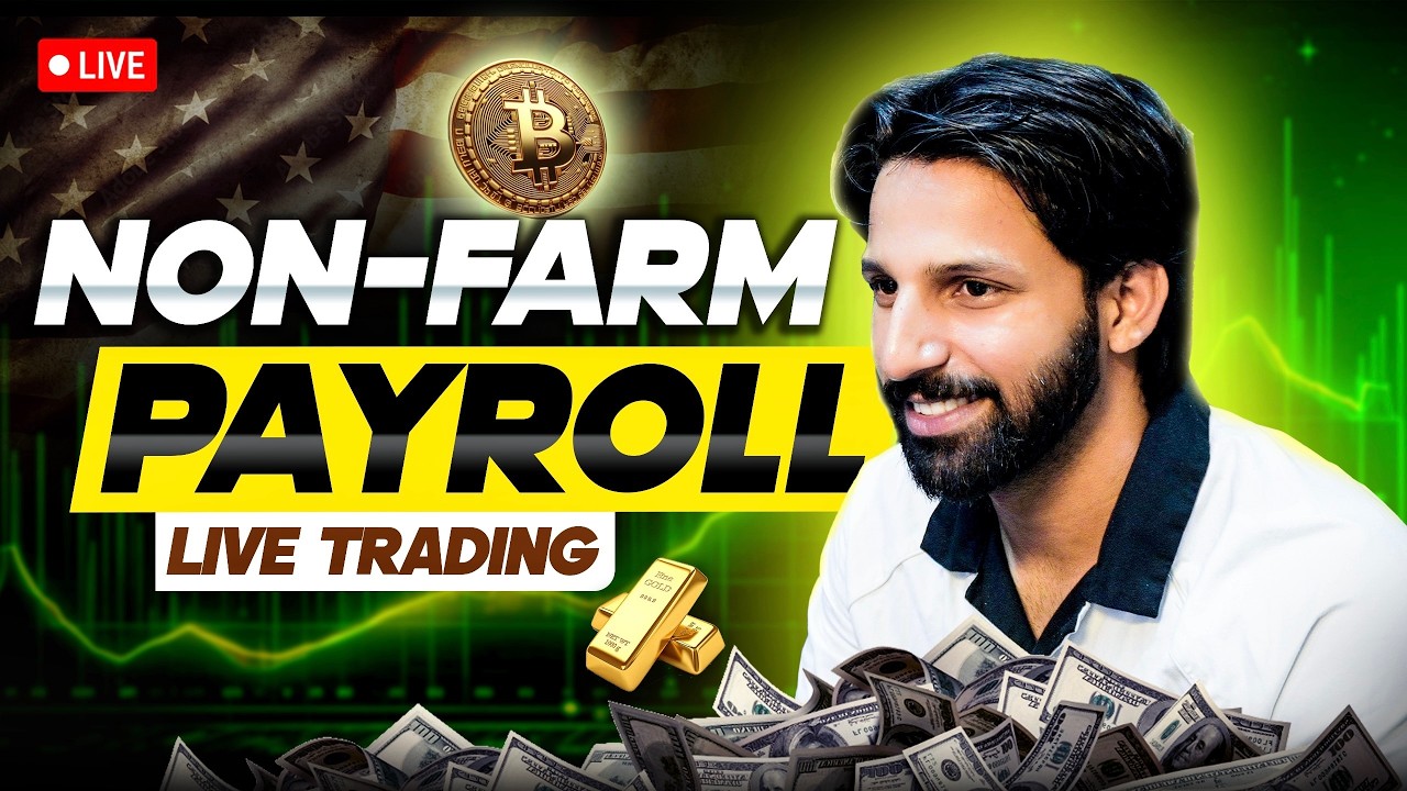 🔴 Live NFP News Trade| New York Session | 7 Aug | Shaakuni Trap