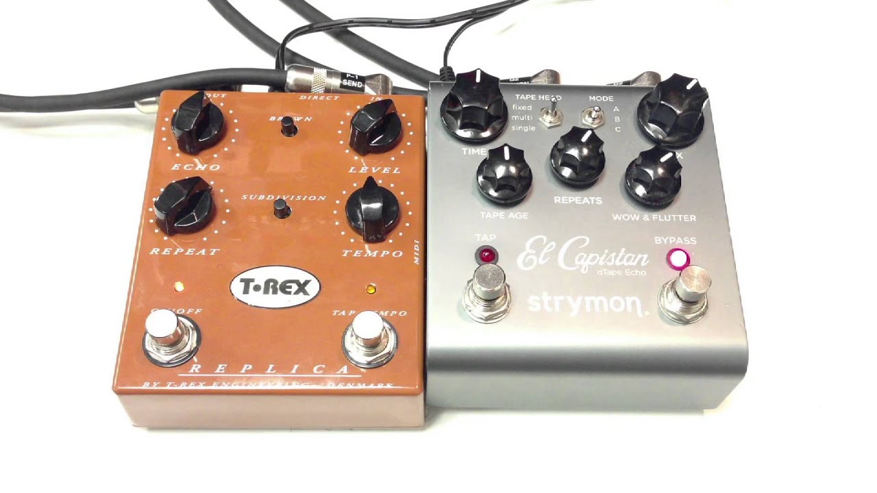 T-Rex Replica vs Strymon El Capistan Delay