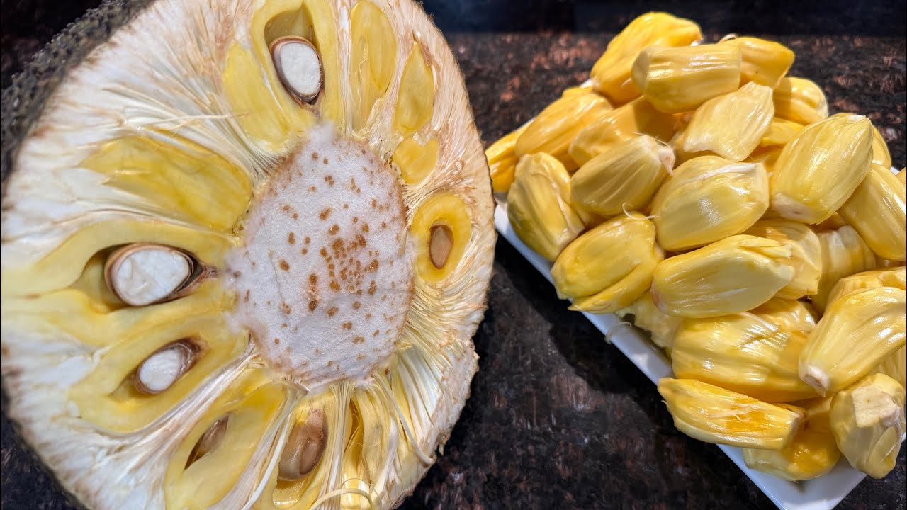 Jackfruit jak go obrac. Pyszny owoc, bogaty w witaminy. How to cut jackfruit. @gotujzbozenka