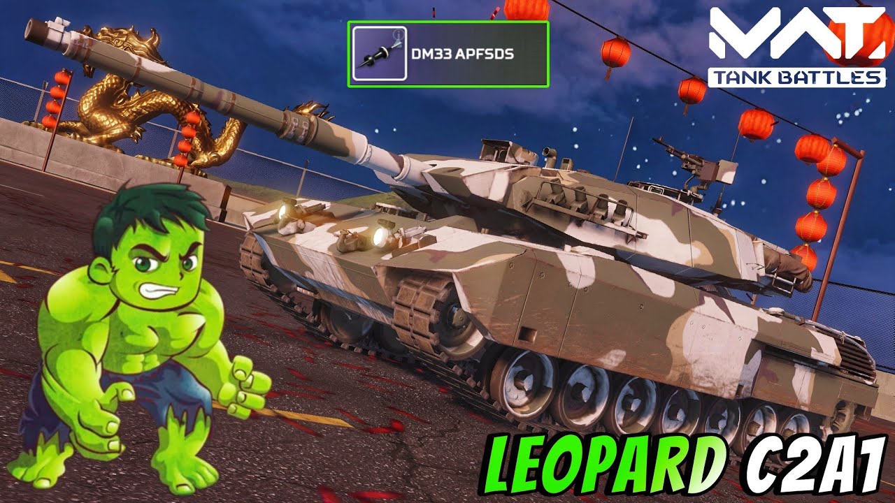 LEOPARD C2A1 - Tier 2 Brutal Tank 🔥 MWT :  TANK BATTLES 
