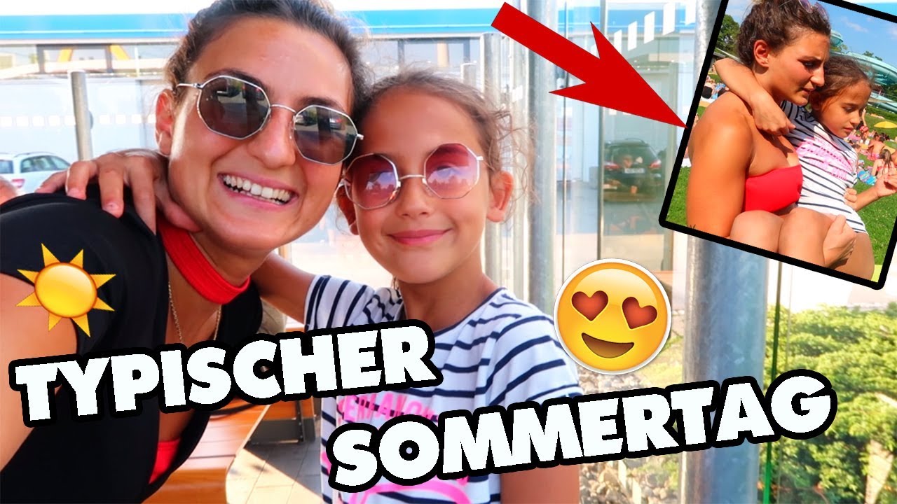 TYPISCHER SOMMERTAG im SCHWIMMBAD mit MILEY - VON BIENE GESTOCHEN! | TBATB