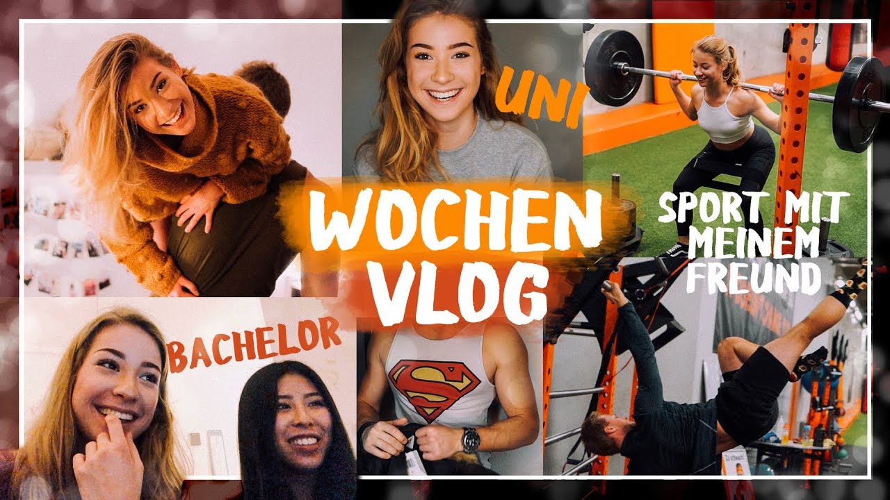 WOCHENVLOG - UNI, TRAINING MIT MEINEM FREUND, BACHELOR // JustSayEleanor ♡