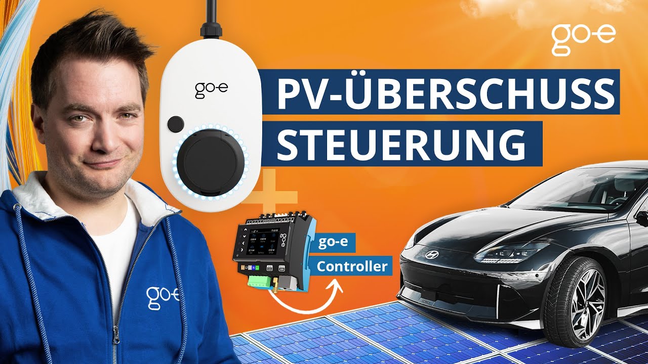 PV-Überschuss Steuerung: Überschussladung mit Wallbox | go-e