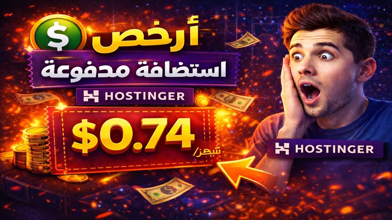  ارخص استضافة مدفوعة 2026 | استضافة هوستنجر تبدأ من 0.74$ شهريًا فقط!
