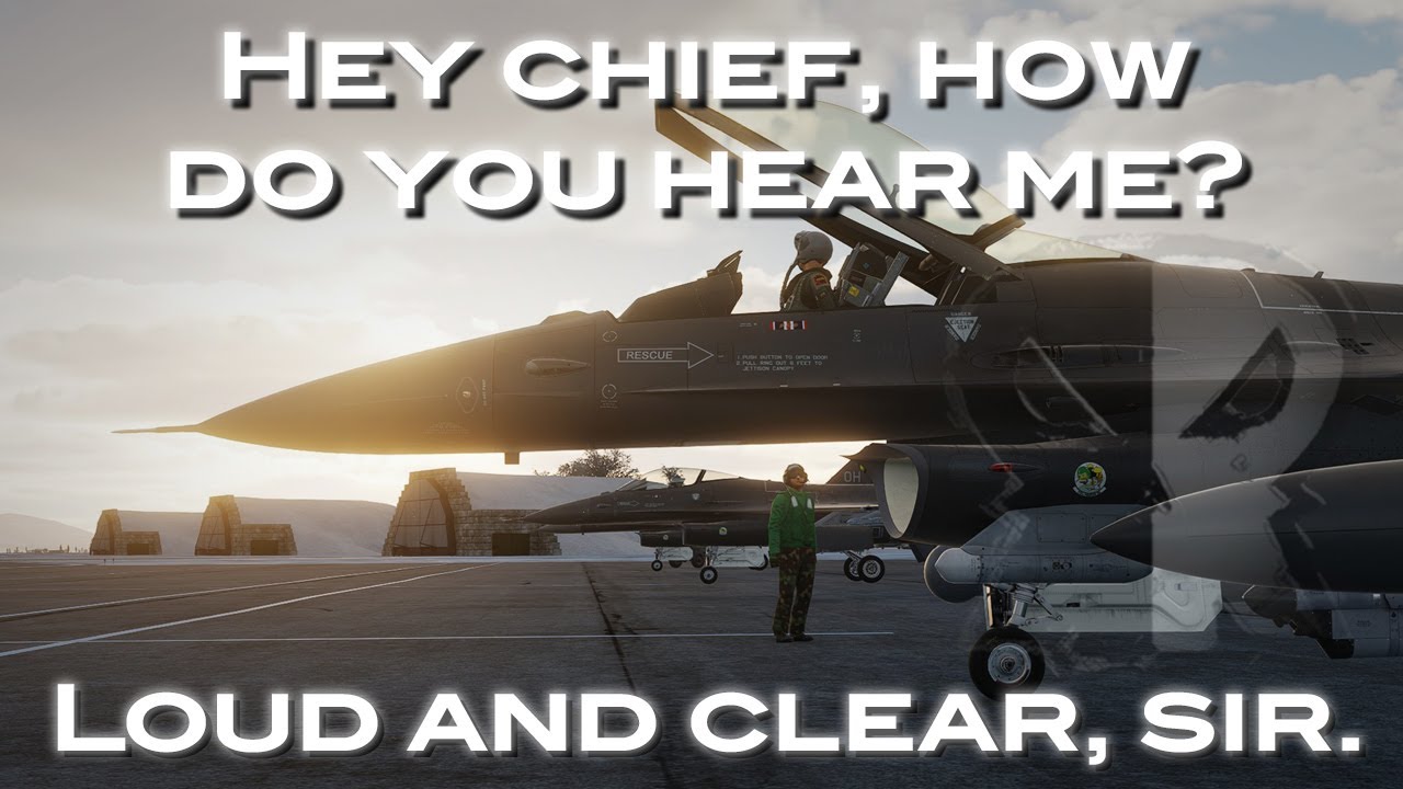 DCS F-16 Viper Startup with a real Crew Chief - Arctic Thunder Campaign