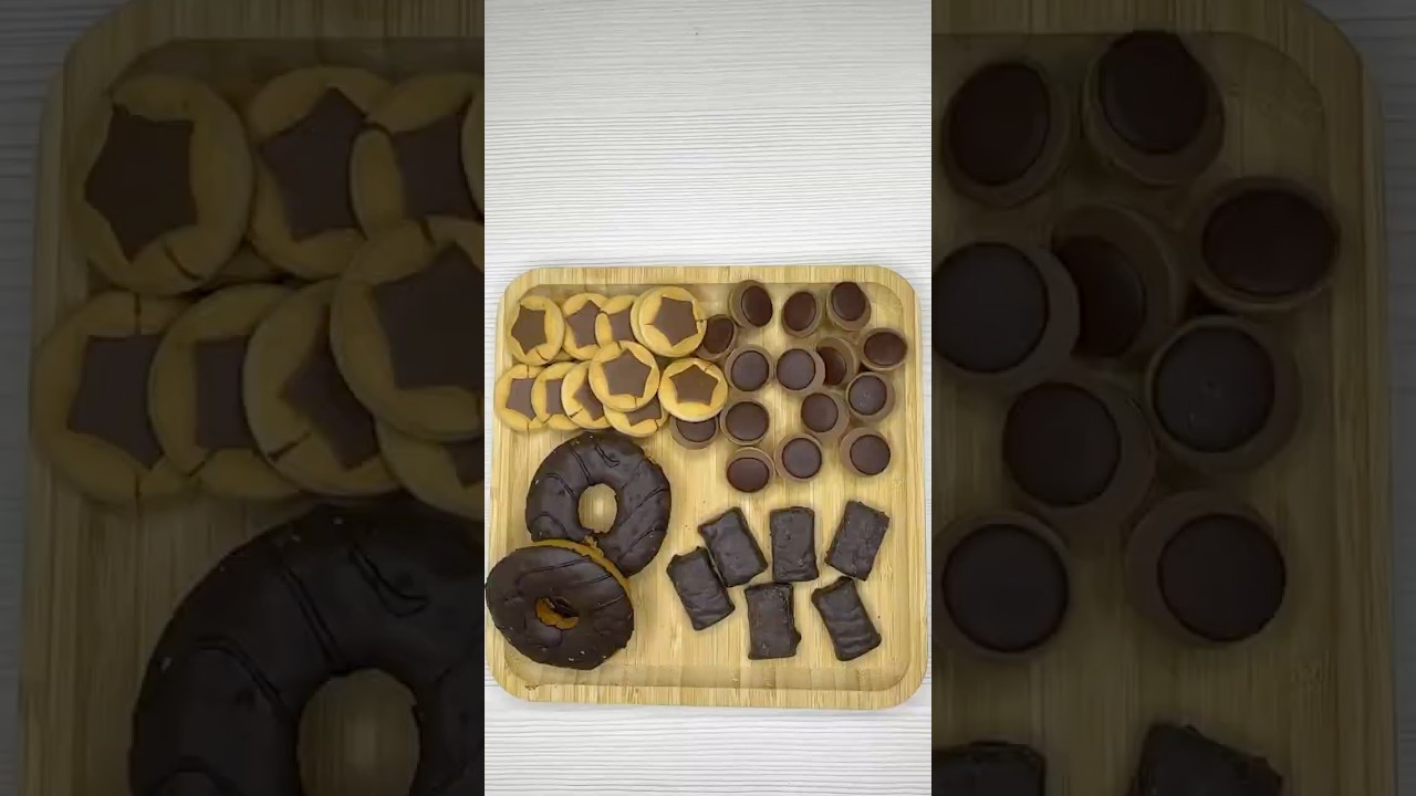 😻⭐️✨ Filling platter with sweets #asmr #sweets #relaxing #sweet ✨😻🍫