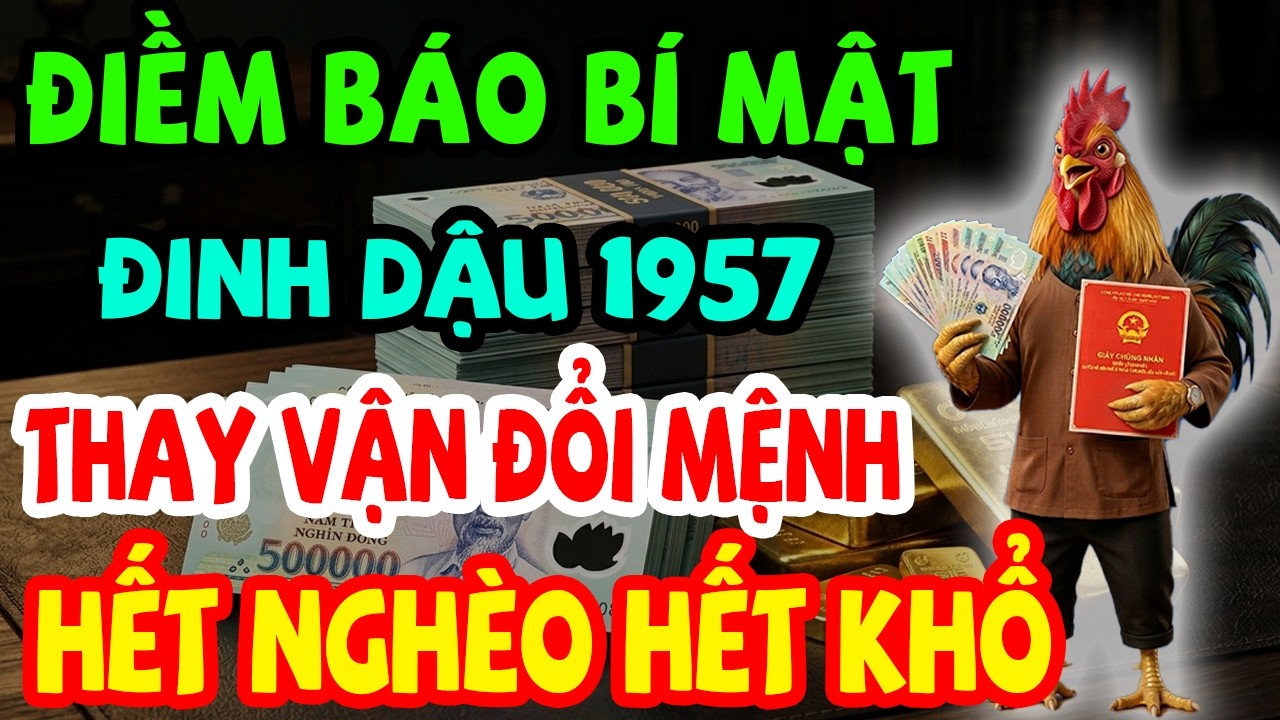 8 Điềm Báo Bí Mật: Đinh Dậu 1957 Được Quý Nhân Tương Trợ, Vận Mệnh Rung Chuyển, Hết Nghèo Hết Khổ