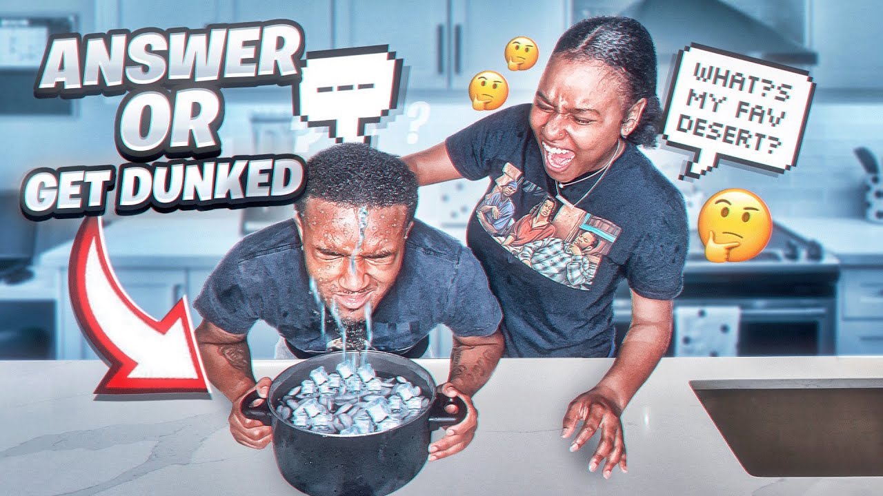ANSWER OR GET DUNKED!!! *must watch*