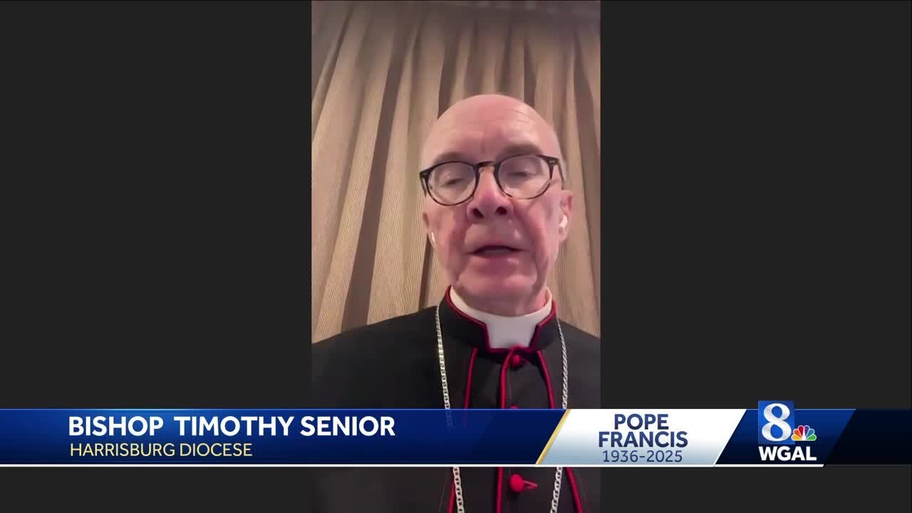 Bishop Timothy Senior of the Harrisburg Diocese speaks on experience at Pope Francis' funeral