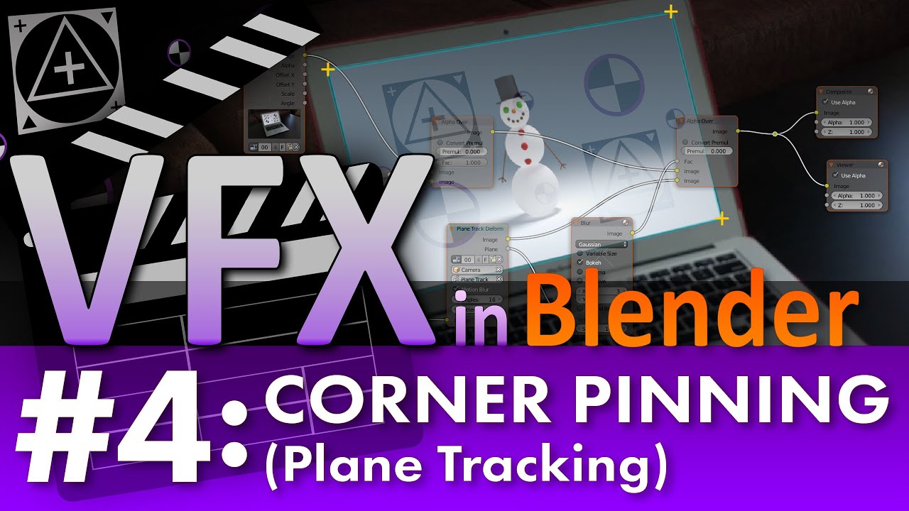 Blender VFX Tutorial #4: Corner Pinning #b3d