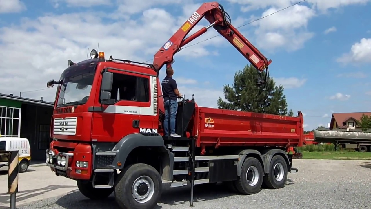 MAN TGA 26.440 tipper truck + HDS / wywrotka MAN TGA 26.440 + HDS