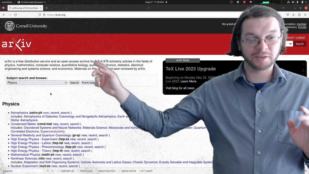 Publishing on arxiv.org, the greatest website that has ever existed or ever will exist!
