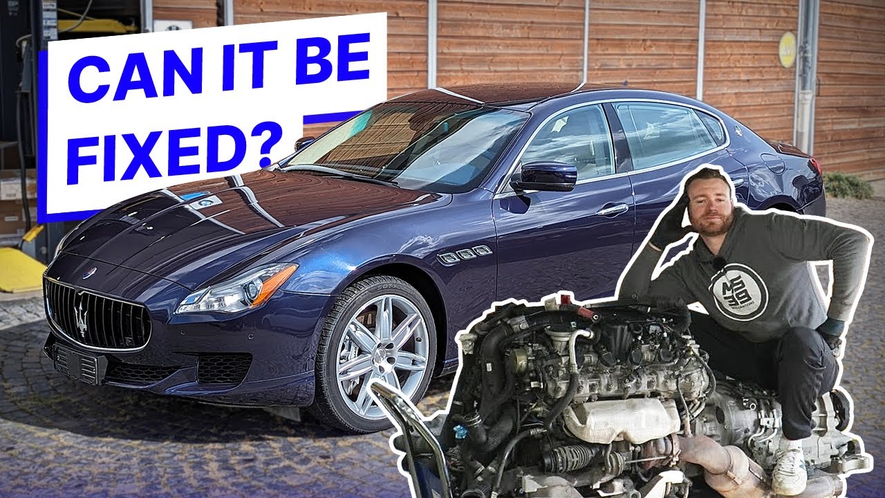 Загляните внутрь двигателя Ferrari с пробегом 187 тыс. миль — Maserati Quattroporte GTS 530 л.с. ...