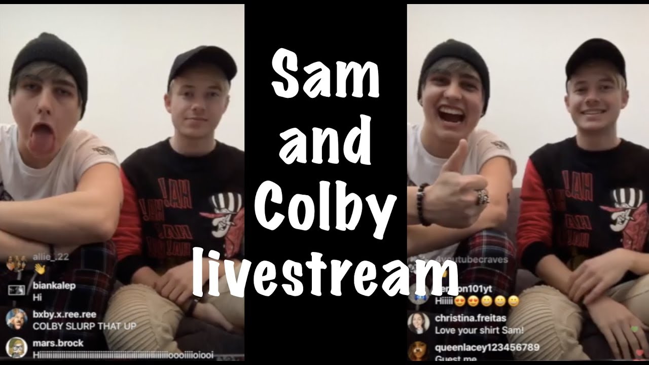 Sam and Colby Livestream