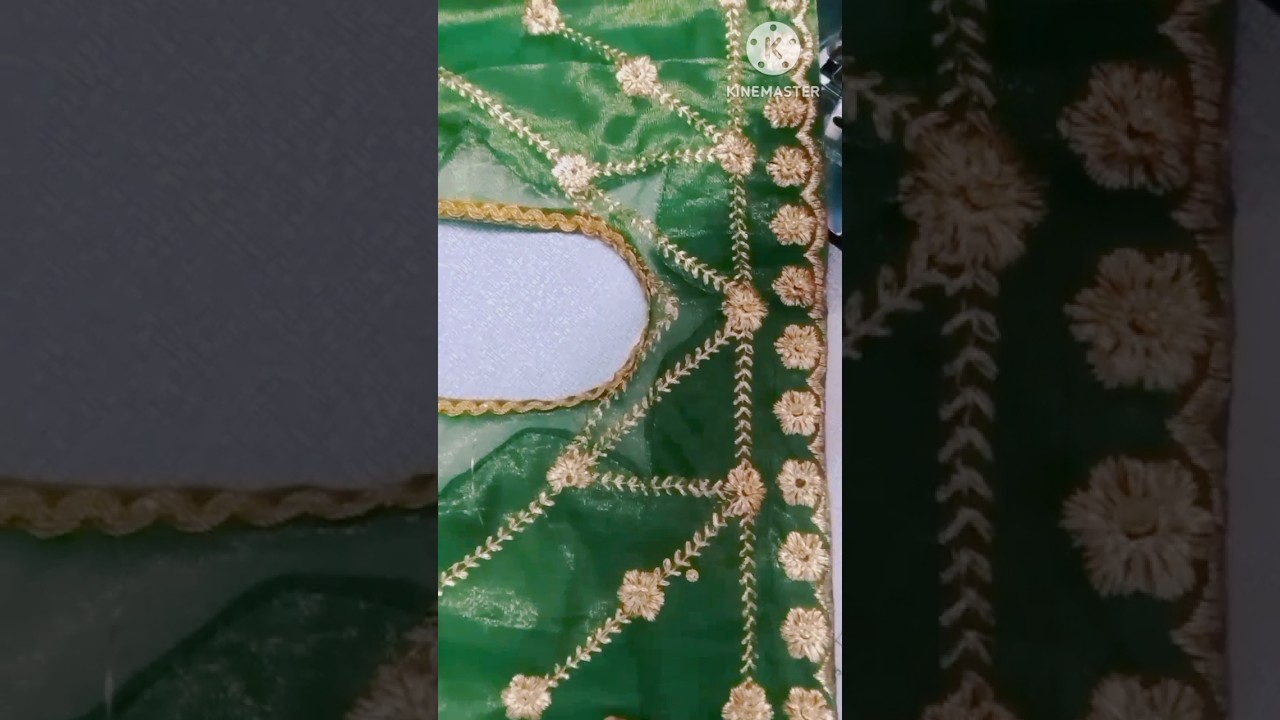 transparent blouse design/net blouse design 