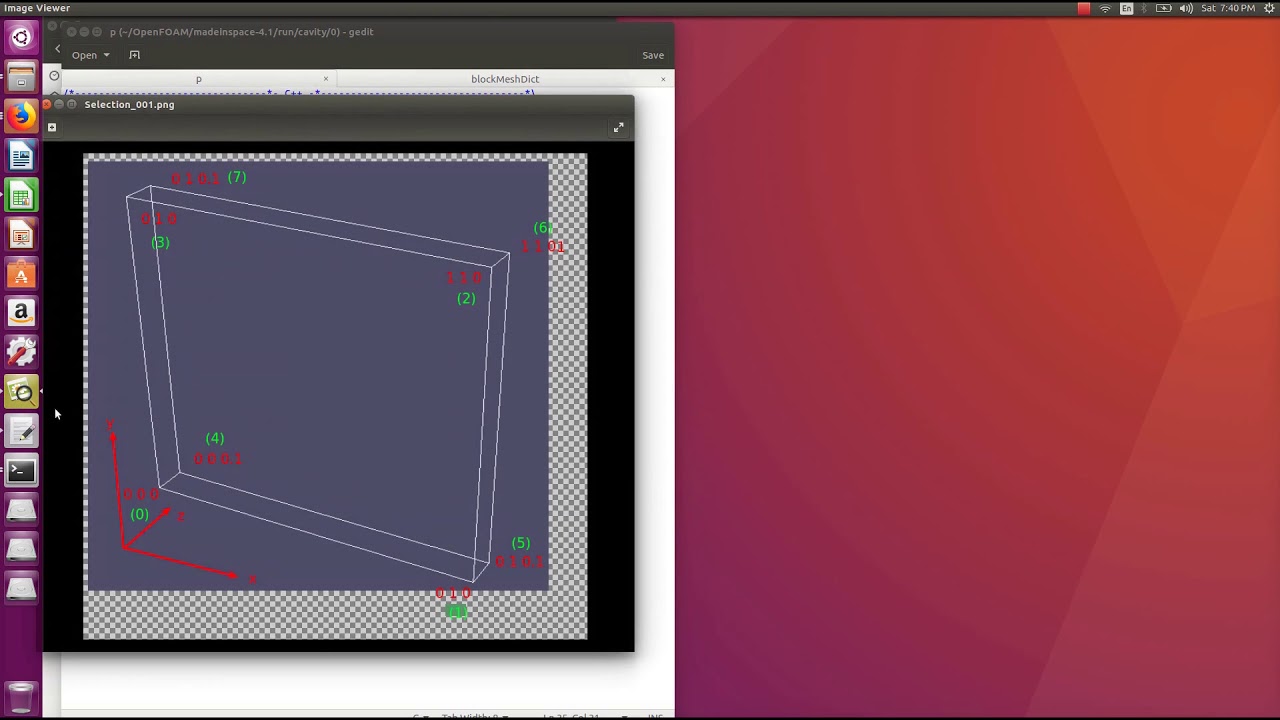 OpenFOAM Tutorial - Lid Driven Cavity