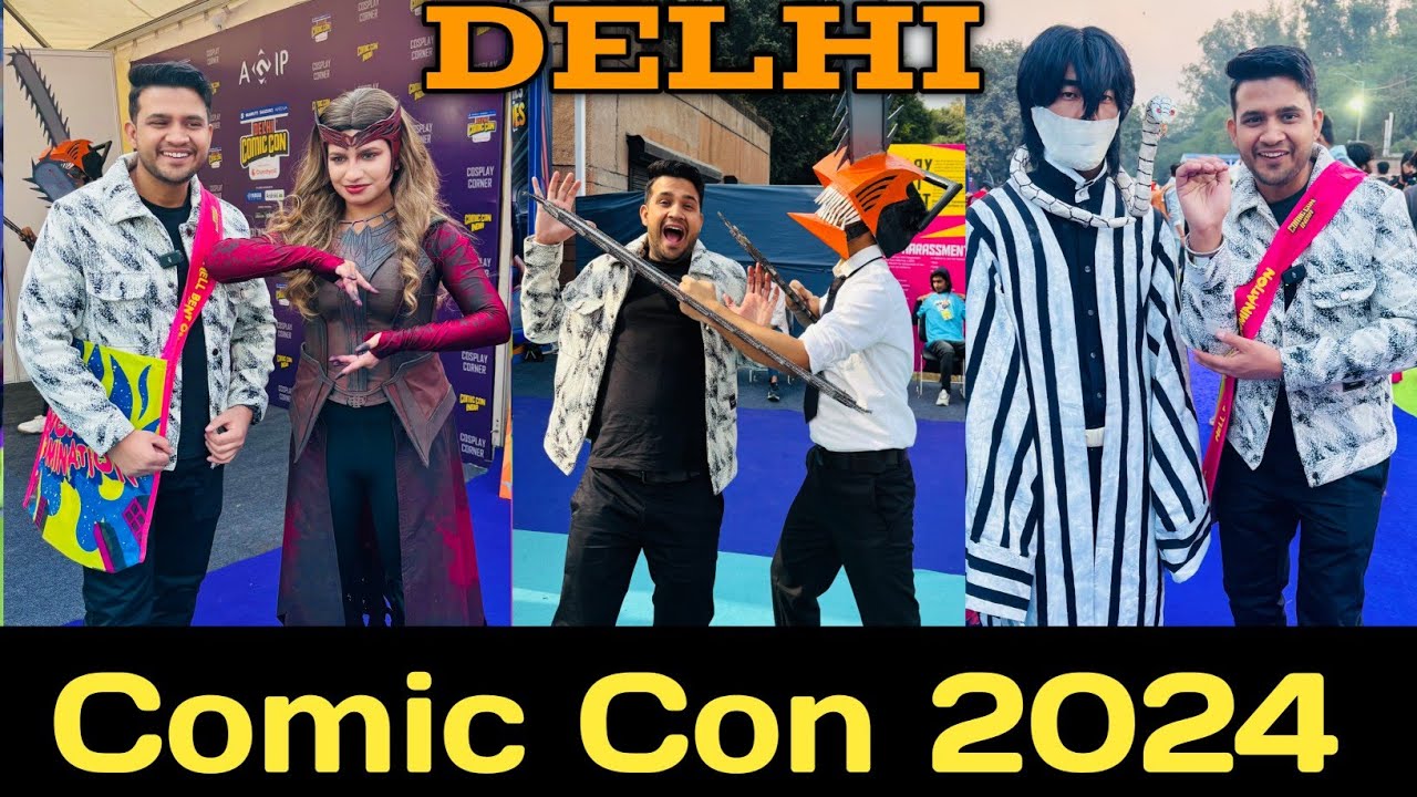 Comic Con Delhi 2024 | Full Trolling Vlog #comiccon2024