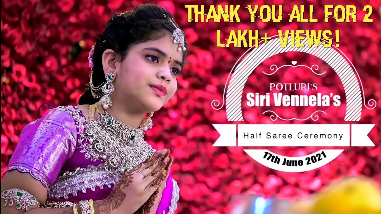 Siri Vennela's Half Saree Ceremony I Full Event