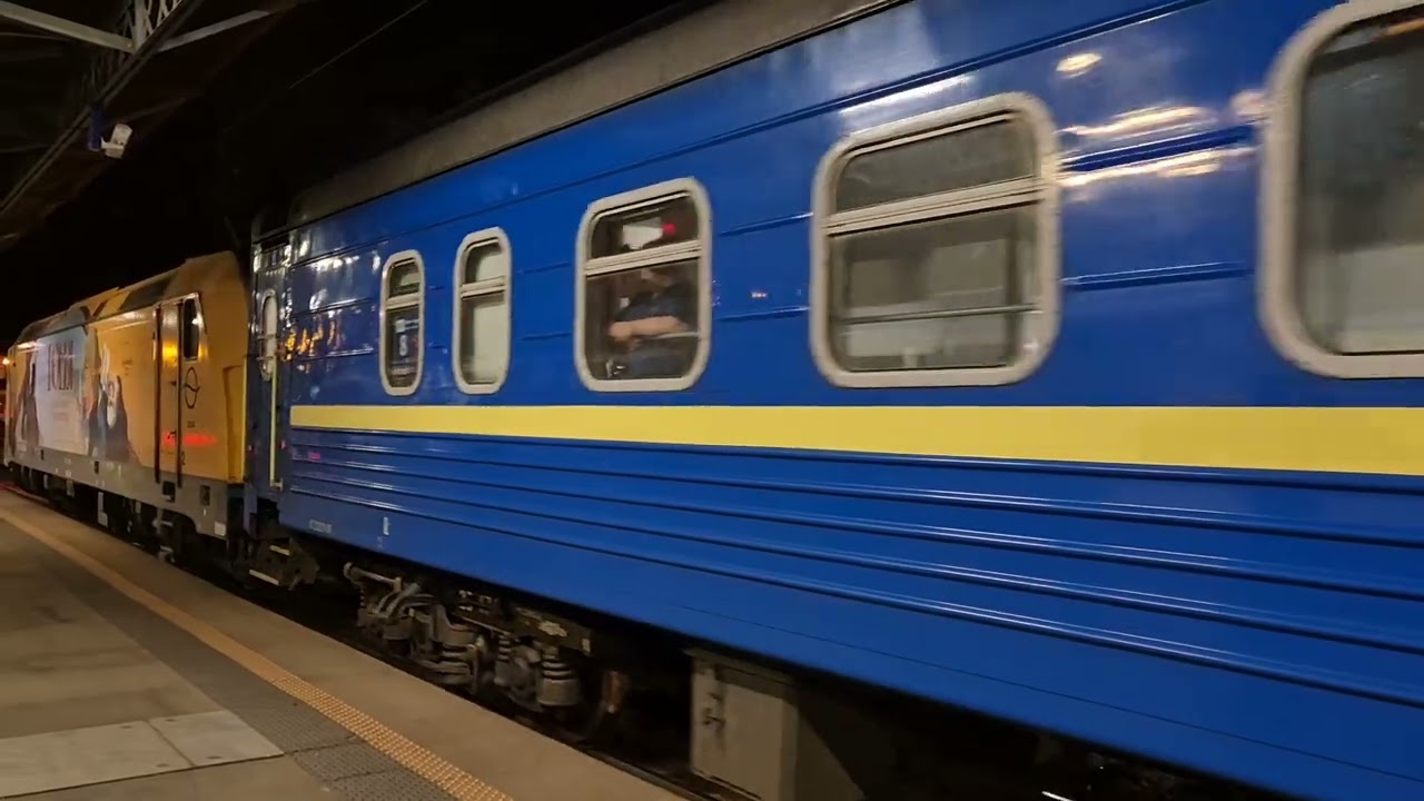 Departure nighttrain from Budapest-Keleti to Kyiv