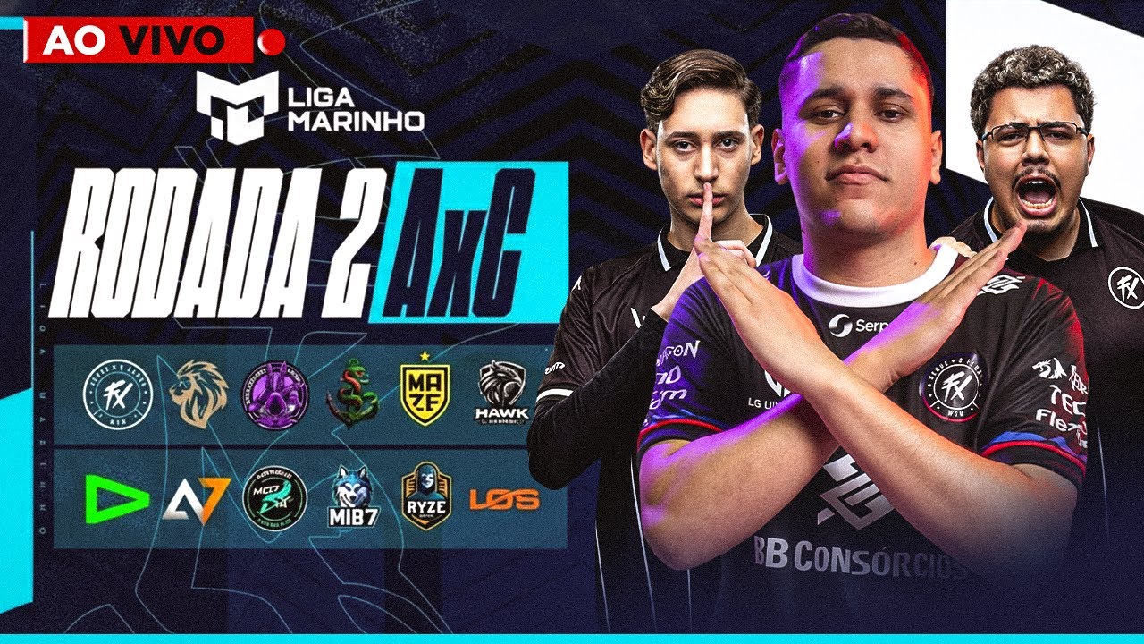 💜LIGA MARINHO COM AMORAS💜FREE FIRE AO VIVO💜 11/300 - #150K