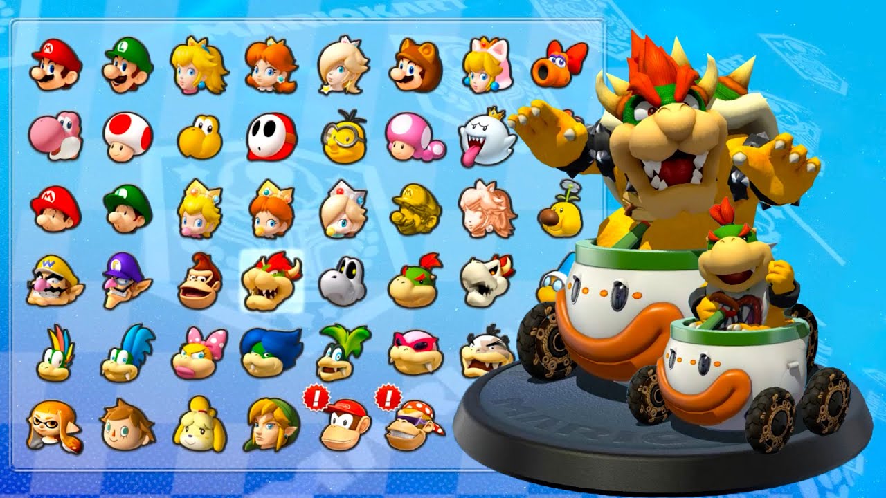 Mario Kart 8 Deluxe Bowser jr vsBowser Racing Cherry & Boomerang Cup The Best Racing Nintendo Switch