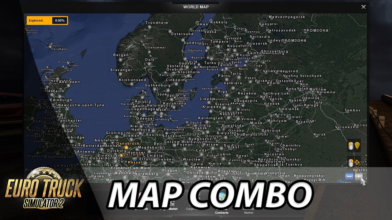 ETS2 1.36 | 16 Maps | Map Combo_V5 (0€ version)