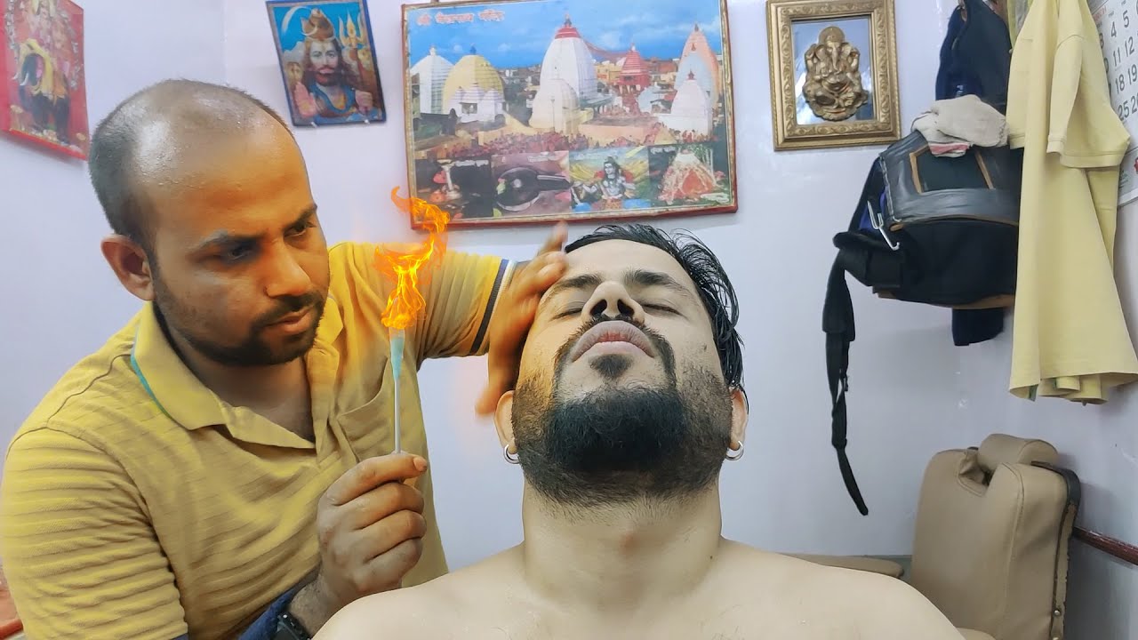 Reiki Master Fire Head Massage and Knuckle Cracking | Indian Massage