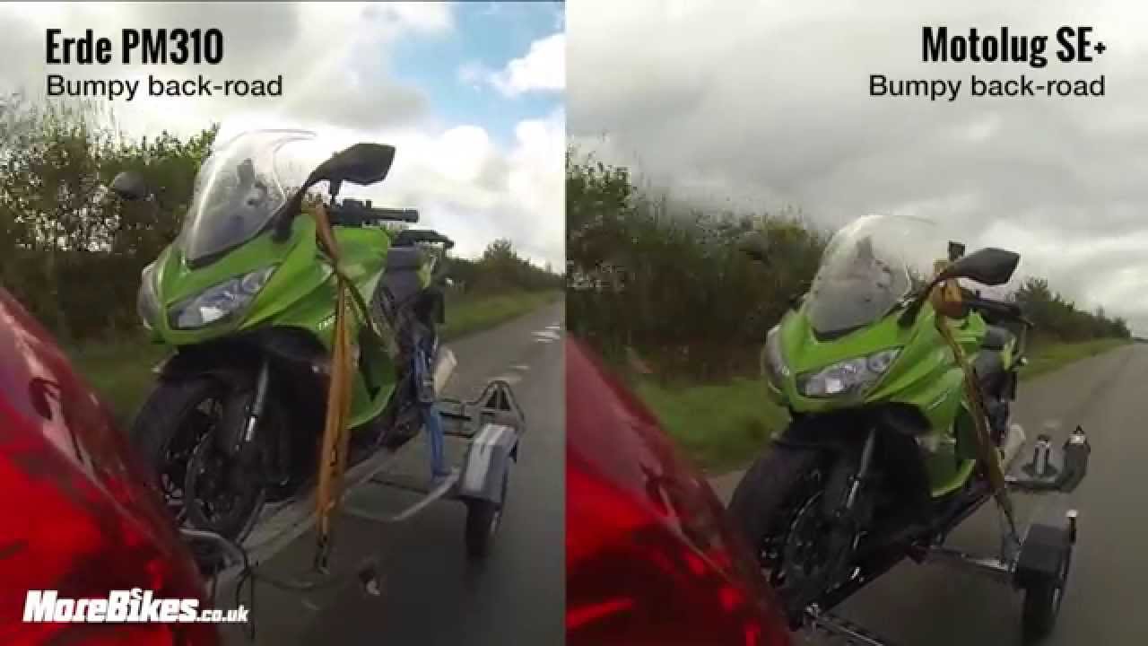 Erde PM310 vs Motolug SE+ motorcycle trailer