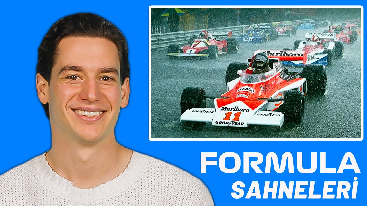 FORMULA PİLOTU FİLMLERDEKİ YARIŞ SAHNELERİNİ İZLİYOR! w/ @BolukbasiCem