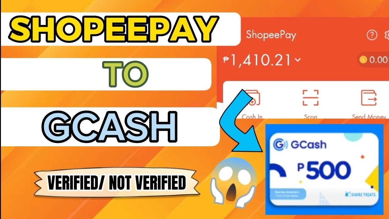 NOT VERIFIED SHOPEEPAY TO GCASH! Pwede kaya?!