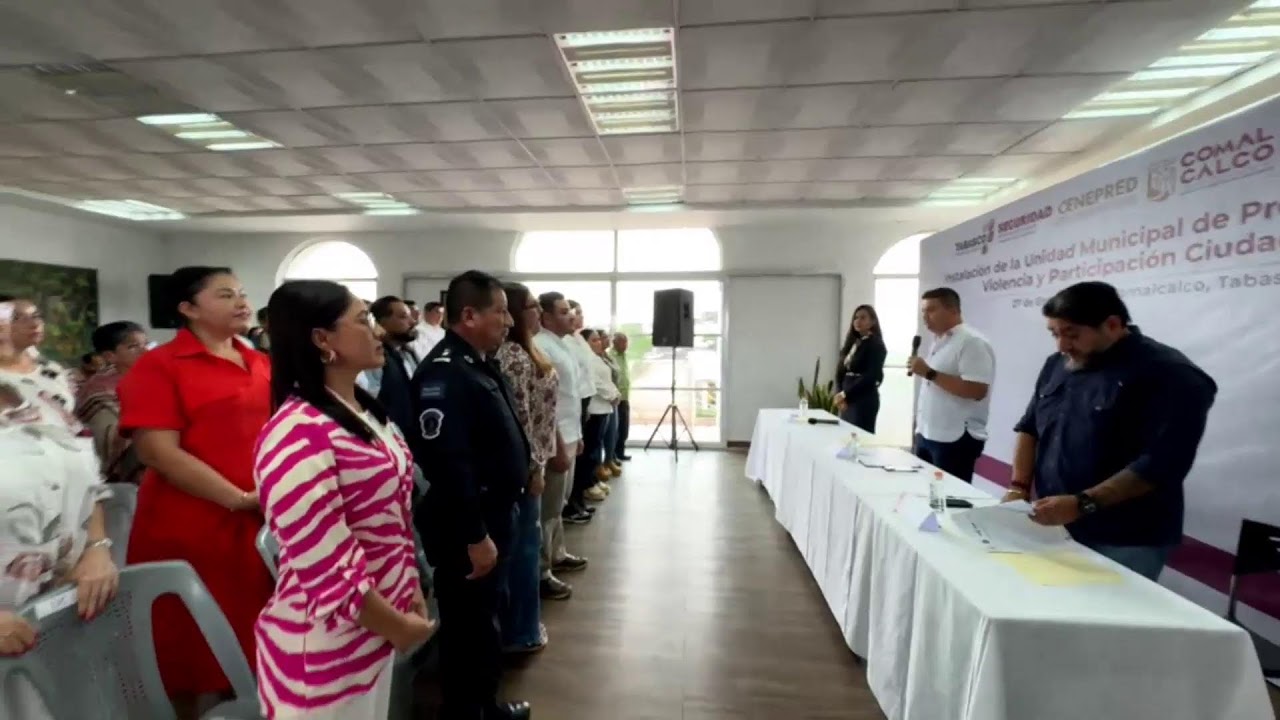 Instalación de la Unidad Municipal de Prevención de la Violencia y Participación Ciudadana