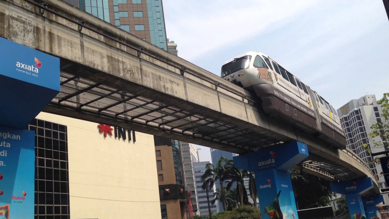 KL Monorail near Sultan Ismail station Raja Chulan Street