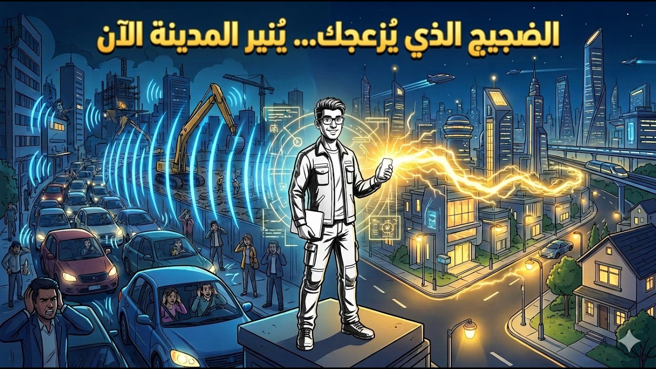 المهندس الذي حوّل ضوضاء المدينة إلى كهرباء مجانية وأنار مدينة ذكية بأكملها