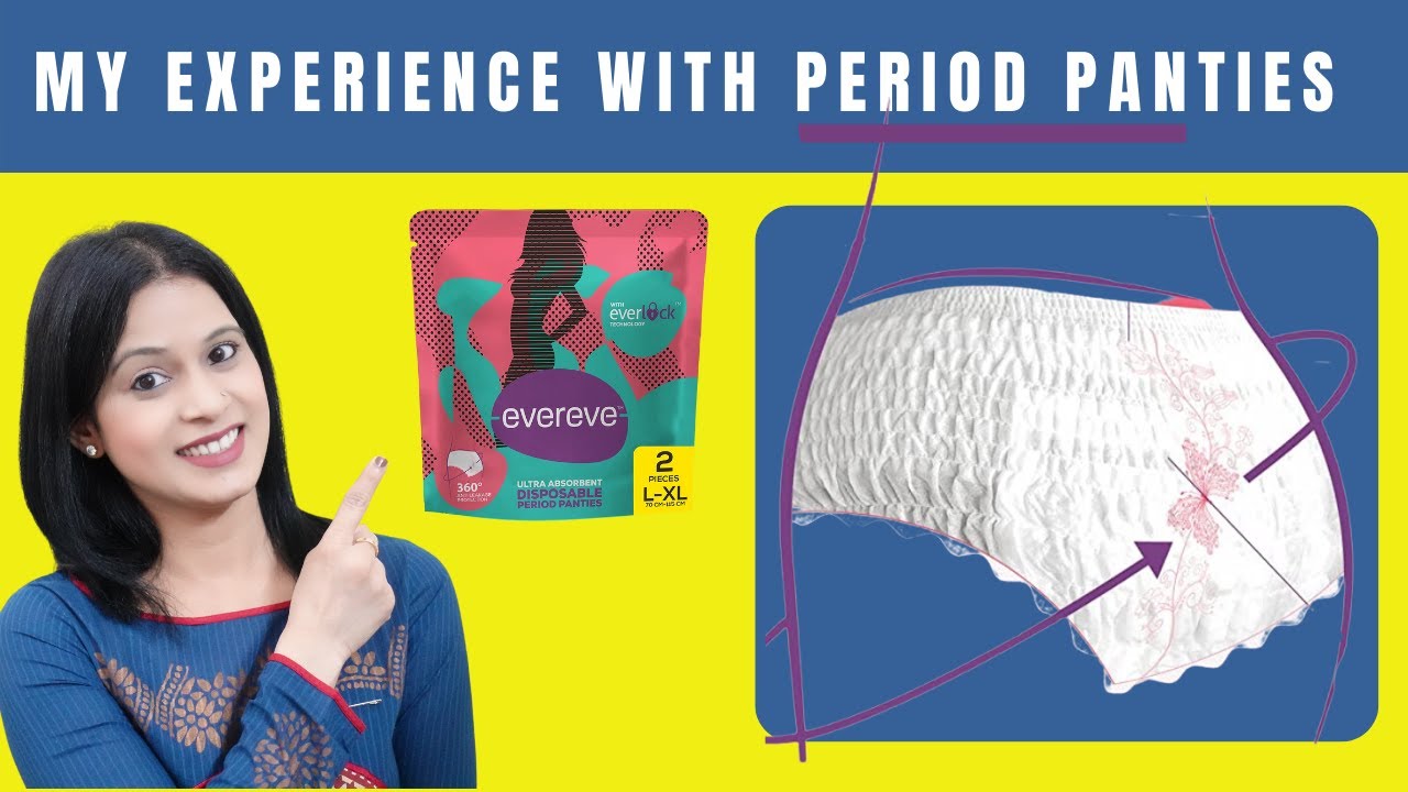 How to use DISPOSABLE Period Panties | Evereve Ultra Absorbent, Heavy Flow Disposable Period Panties