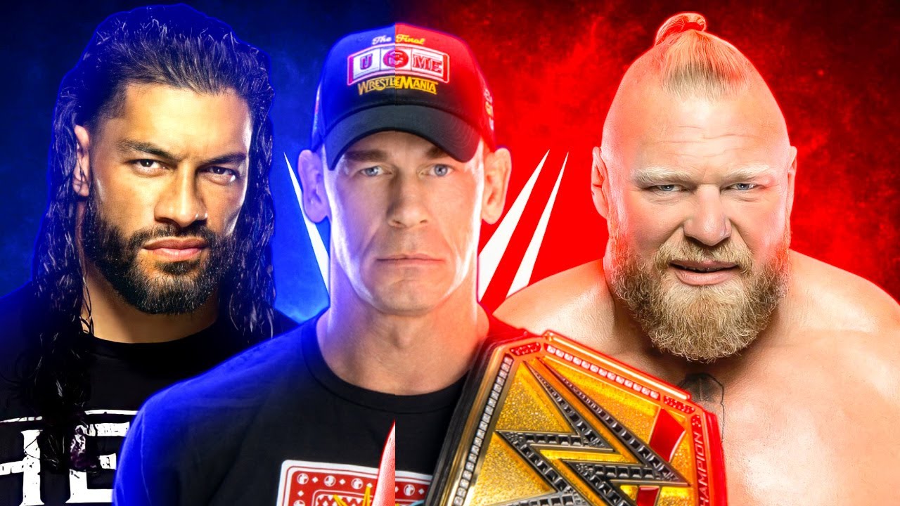 Roman Reigns Vs John Cena Vs Brock Lesnar Rematch WWE 2K25
