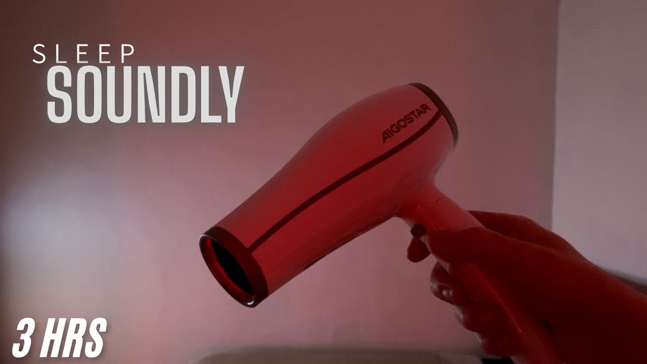 FALLING ASLEEP QUICKLY and DEEPLY will MAKE YOU wake up BETTER - INTENSE SOUND of HAIR DRYER (ASMR)