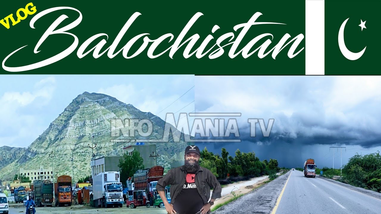 Beautiful Views of Balochistan | Pakistan | #highway | #mountains | #vlog | #trave l @Info Mania TV