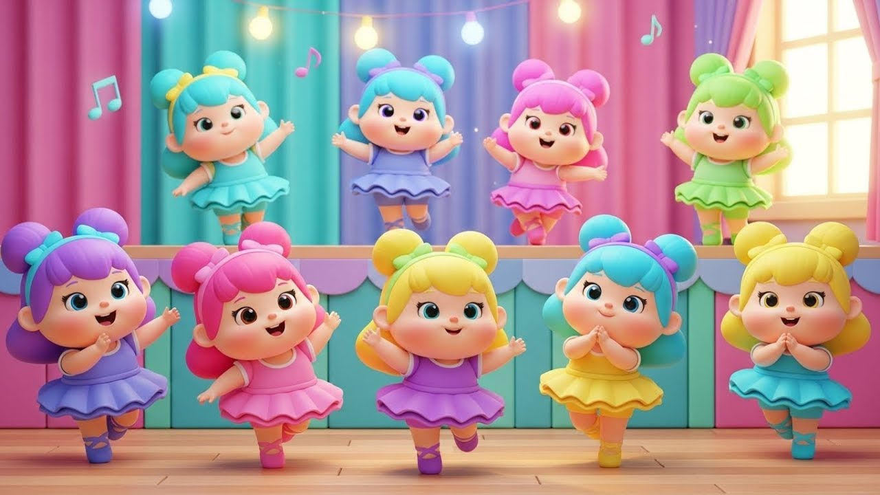Showtime Ready! Dolls Get Set for Their Big Dance Performance 🎶💃 | Nursery Rhymes for Kids