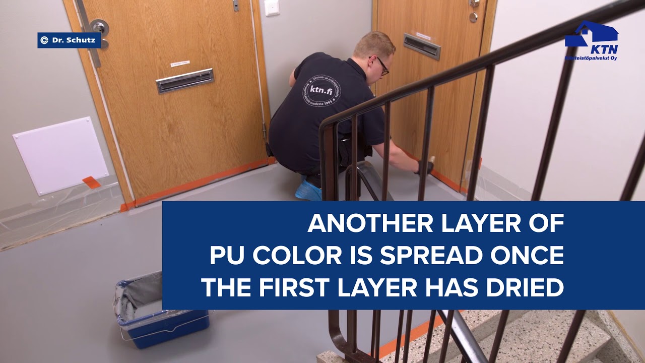 Quick and cost-effective renovation of staircase halls - Dr. Schutz PU Sealer