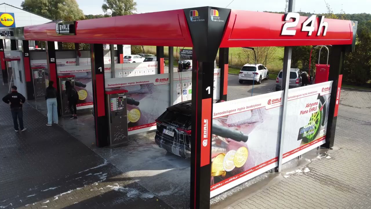 Najnowocześniejsza myjnia EHRLE 8 stanowisk w Koszalinie