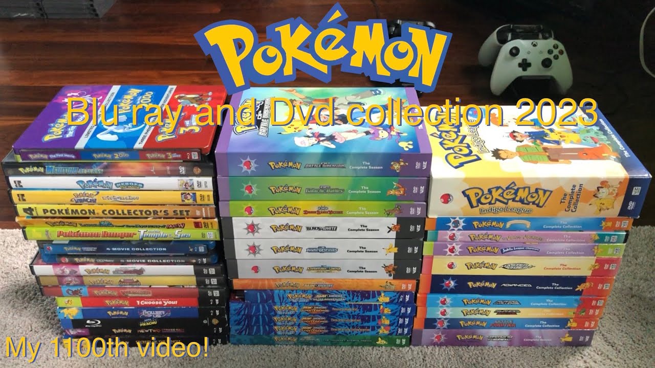 Коллекция Blu-ray и DVD Pokémon 2023