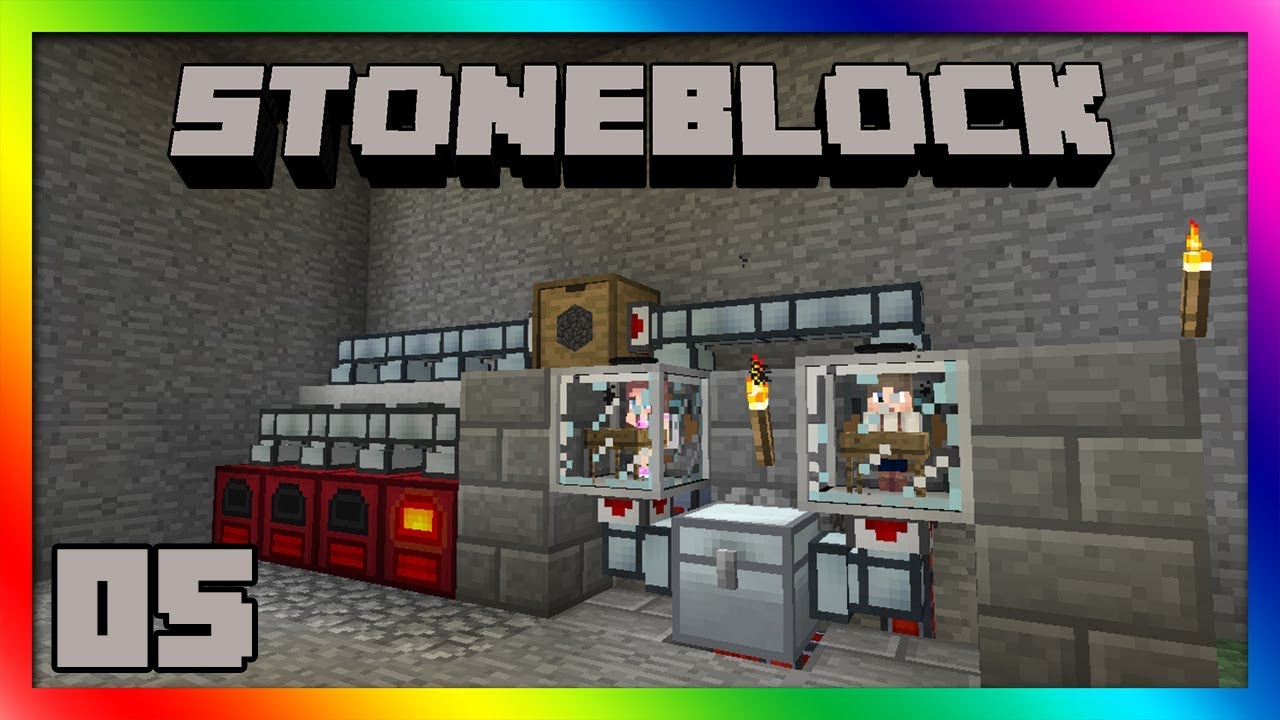 Stoneblock - Ore Processing Automation! Episode 5 [Modded Minecraft 1.12]