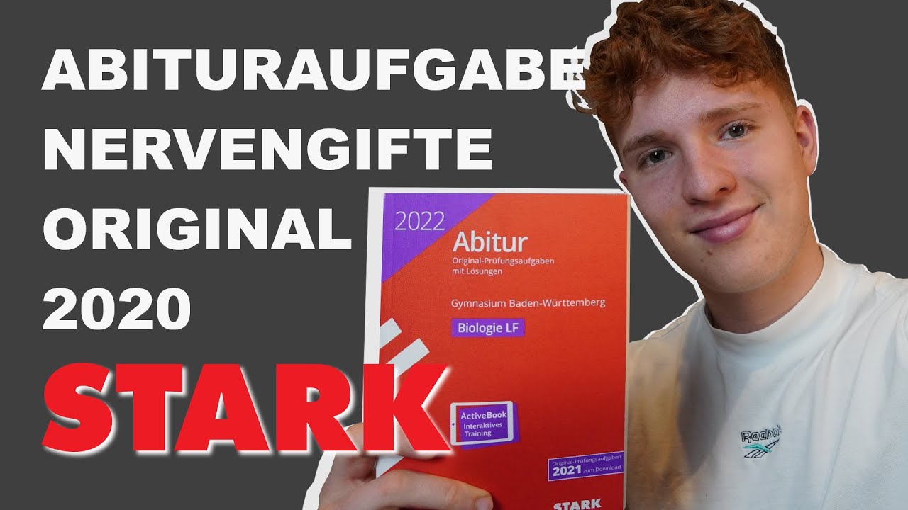 Echte ABITURAUFGABE Nervengifte | KOOPERATION mit dem STARK-Verlag | Bücher-Verlosung