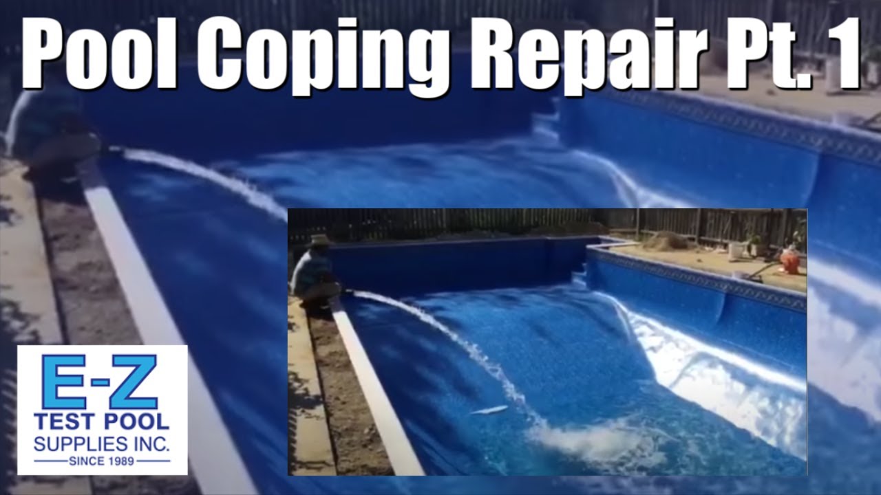 Pool Coping Repair and Liner Installation Part 3