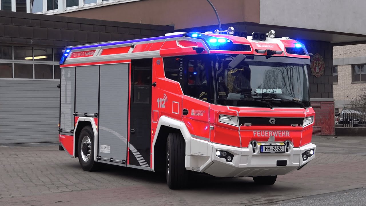 [Hamburgs erstes vollelektrisches HLF!] Einsatzfahrten E-HLF Feuerwehr Hamburg Rotherbaum