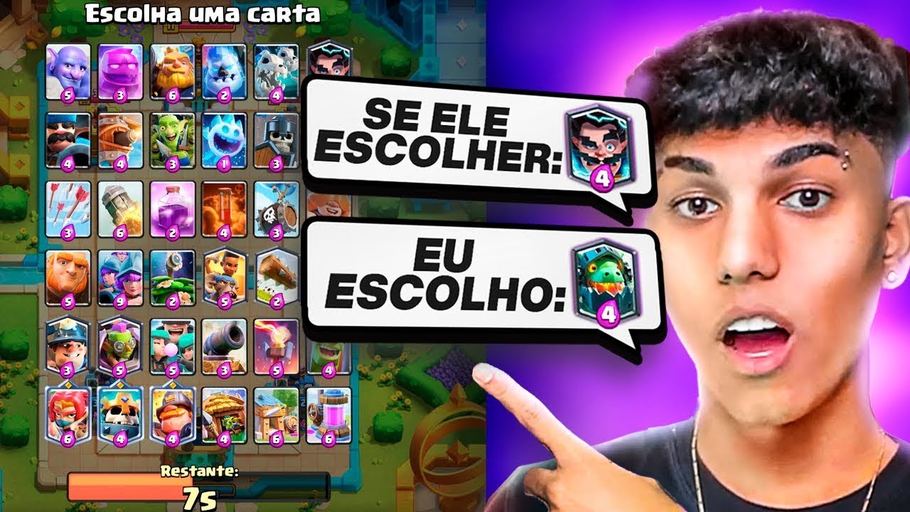 TENTANDO SER COUNTERADO A CADA ESCOLHA DE CARTAS!